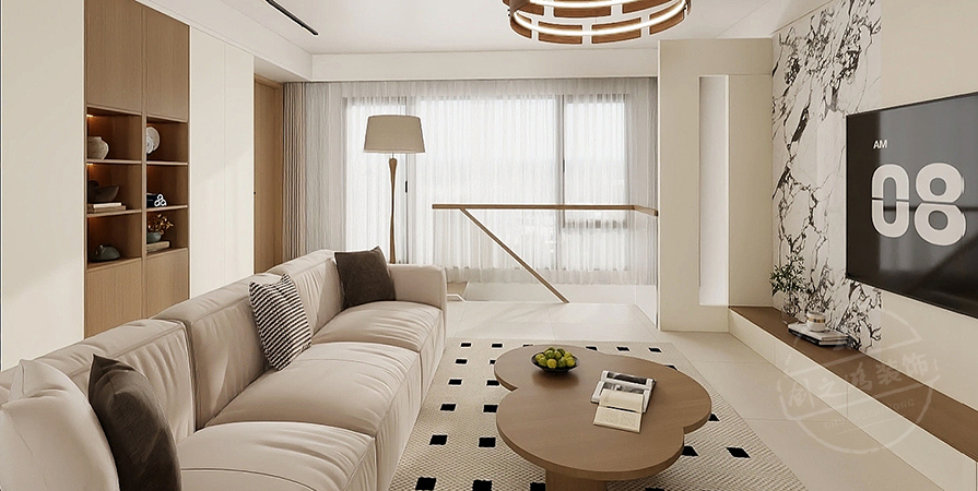 金地·青云玖璋128㎡原木風(fēng)格三居室原創(chuàng)案例