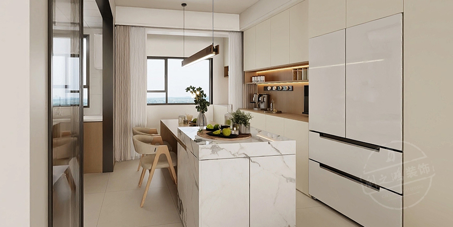 金地·青云玖璋128㎡原木風(fēng)格三居室原創(chuàng)案例