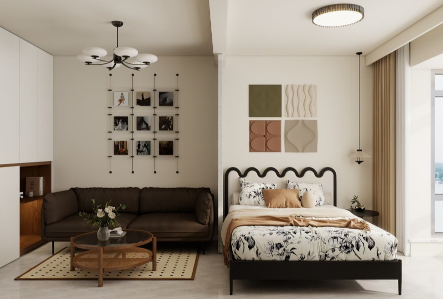 英俊名邸58㎡現(xiàn)代風(fēng)格一居室原創(chuàng)案例