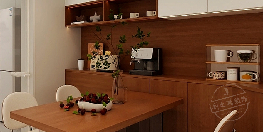 長瀛御龍灣156㎡奶油風(fēng)格復(fù)式原創(chuàng)案例