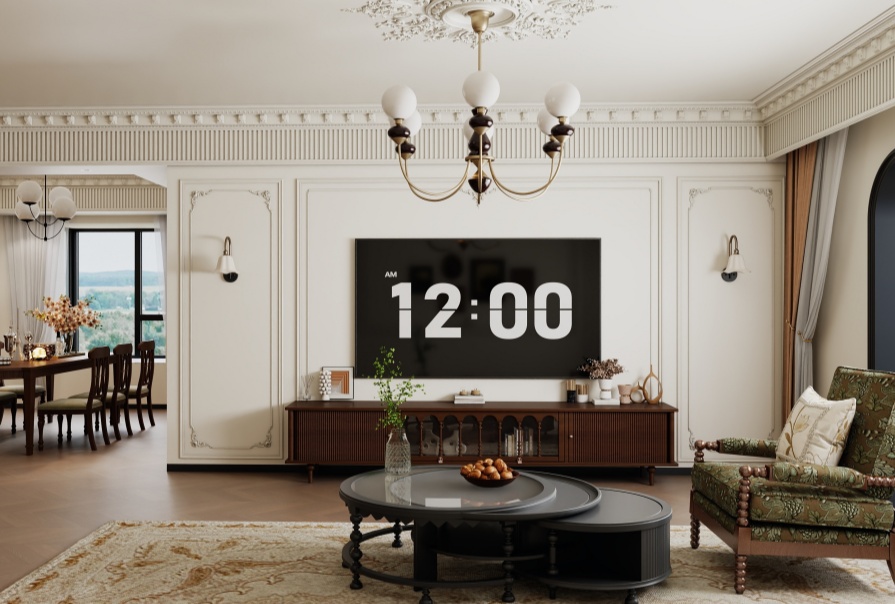 寧發(fā)陽光花園247㎡法式風格三四居室原創(chuàng)案例