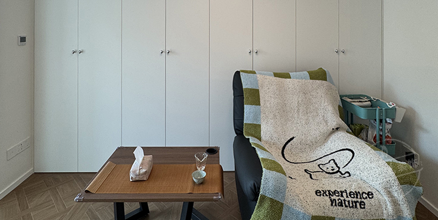 新梅江雅湖里92㎡法式風格兩居室原創(chuàng)案例