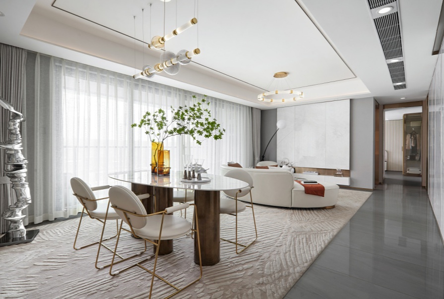 創(chuàng)意之城139㎡北歐風格三居室裝修案例