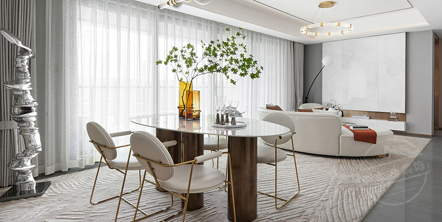 創(chuàng)意之城139㎡北歐風格三居室裝修案例