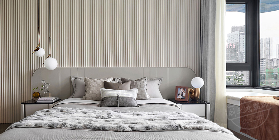 創(chuàng)意之城139㎡北歐風格三居室裝修案例