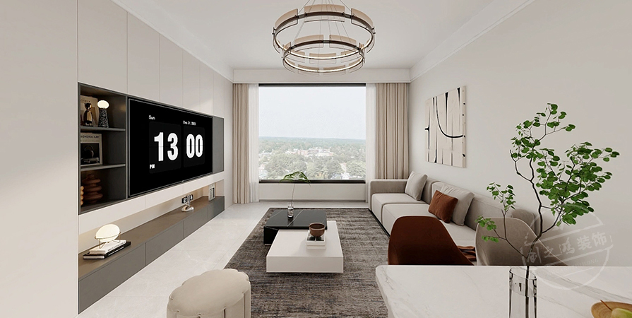 花語天宸84㎡現(xiàn)代風格三居室原創(chuàng)案例