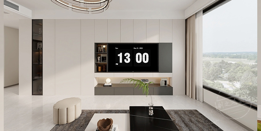 花語天宸84㎡現(xiàn)代風格三居室原創(chuàng)案例