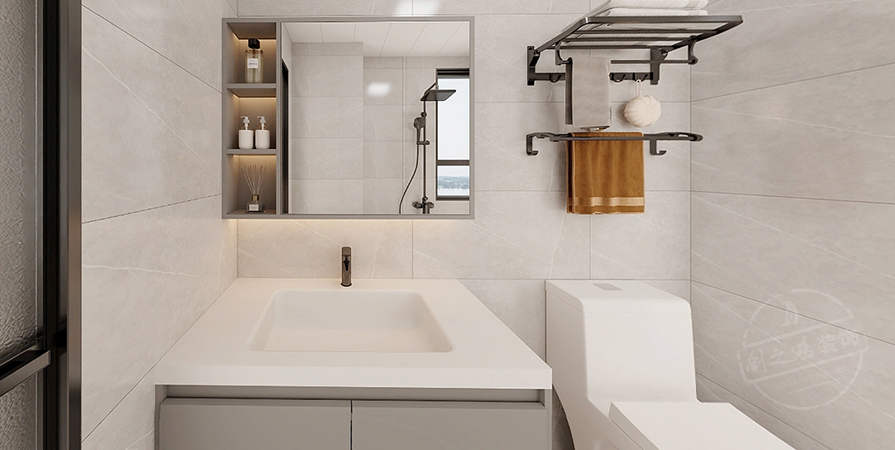 花語天宸84㎡現(xiàn)代風格三居室原創(chuàng)案例