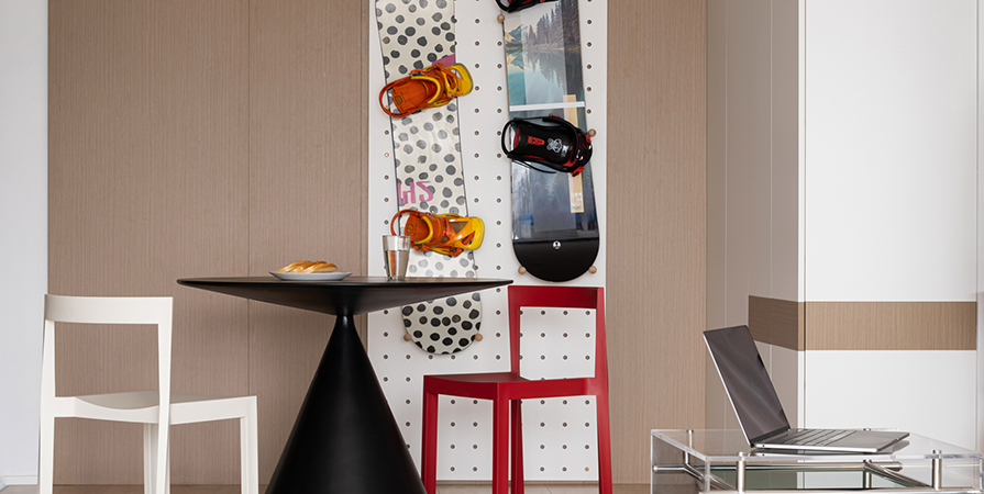 雅仕蘭庭87㎡混搭風(fēng)格兩居室裝修案例