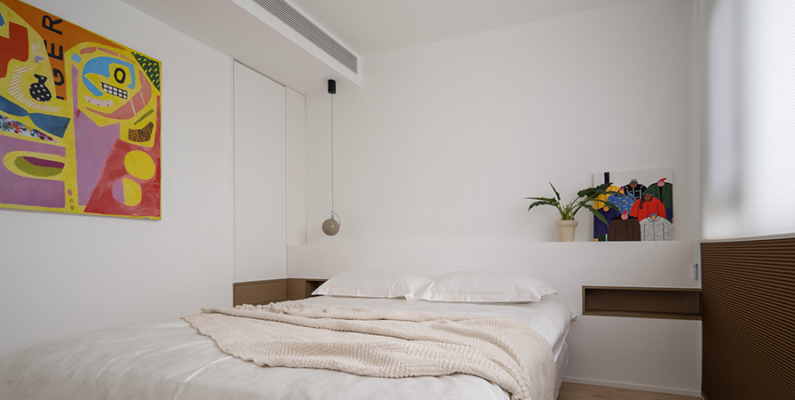 雅仕蘭庭87㎡混搭風(fēng)格兩居室裝修案例