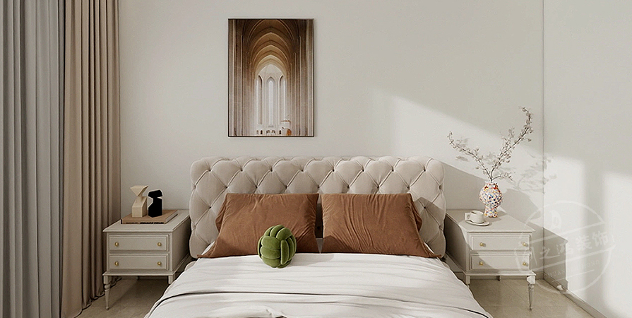 郡城家園138㎡簡(jiǎn)歐風(fēng)格三居室原創(chuàng)案例