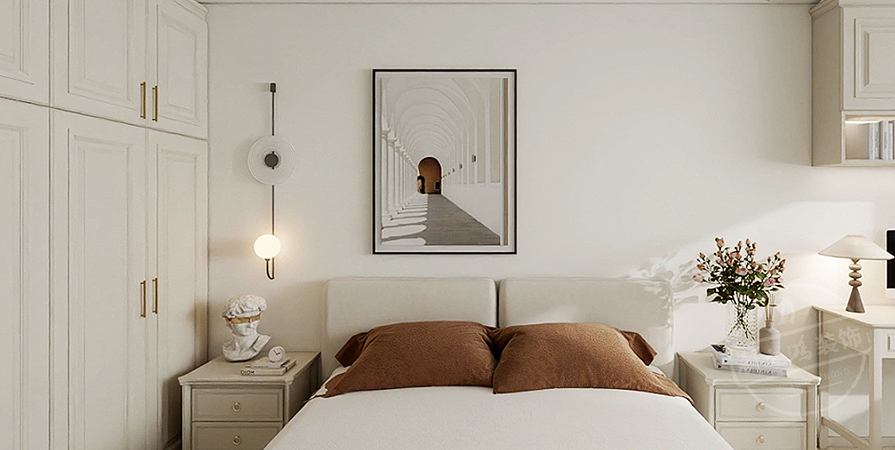 郡城家園138㎡簡(jiǎn)歐風(fēng)格三居室原創(chuàng)案例