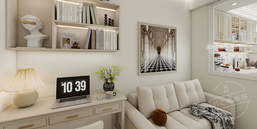 郡城家園138㎡簡(jiǎn)歐風(fēng)格三居室原創(chuàng)案例