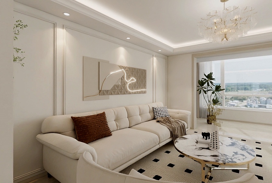 郡城家園138㎡簡歐風(fēng)格三居室原創(chuàng)案例