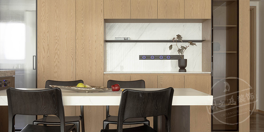 梅江和悅128㎡原木風(fēng)格三居室裝修案例