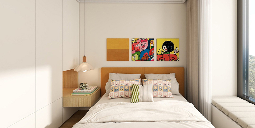 天保上城觀景107㎡混搭風(fēng)格三居室原創(chuàng)案例